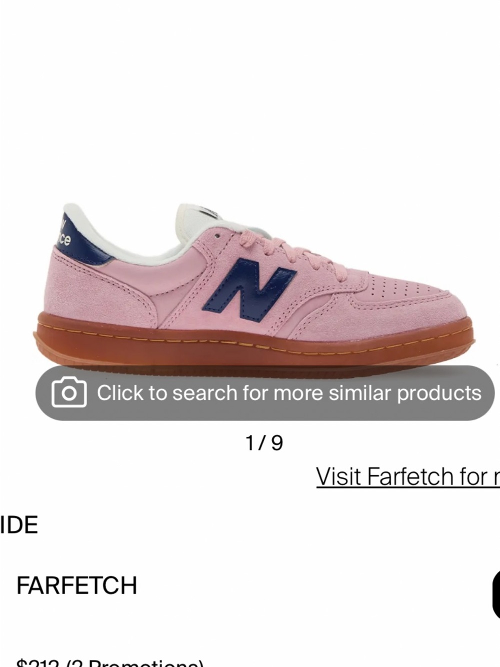 New Balance pink and navy suede sneakers. Never worn!
